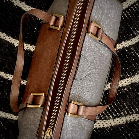 MARC JACOBS PEEBLED | DARK TAUPE AND BROWN WITH HAMMERED GOLD HARDWARE | ITALY - Picture 10 of 17